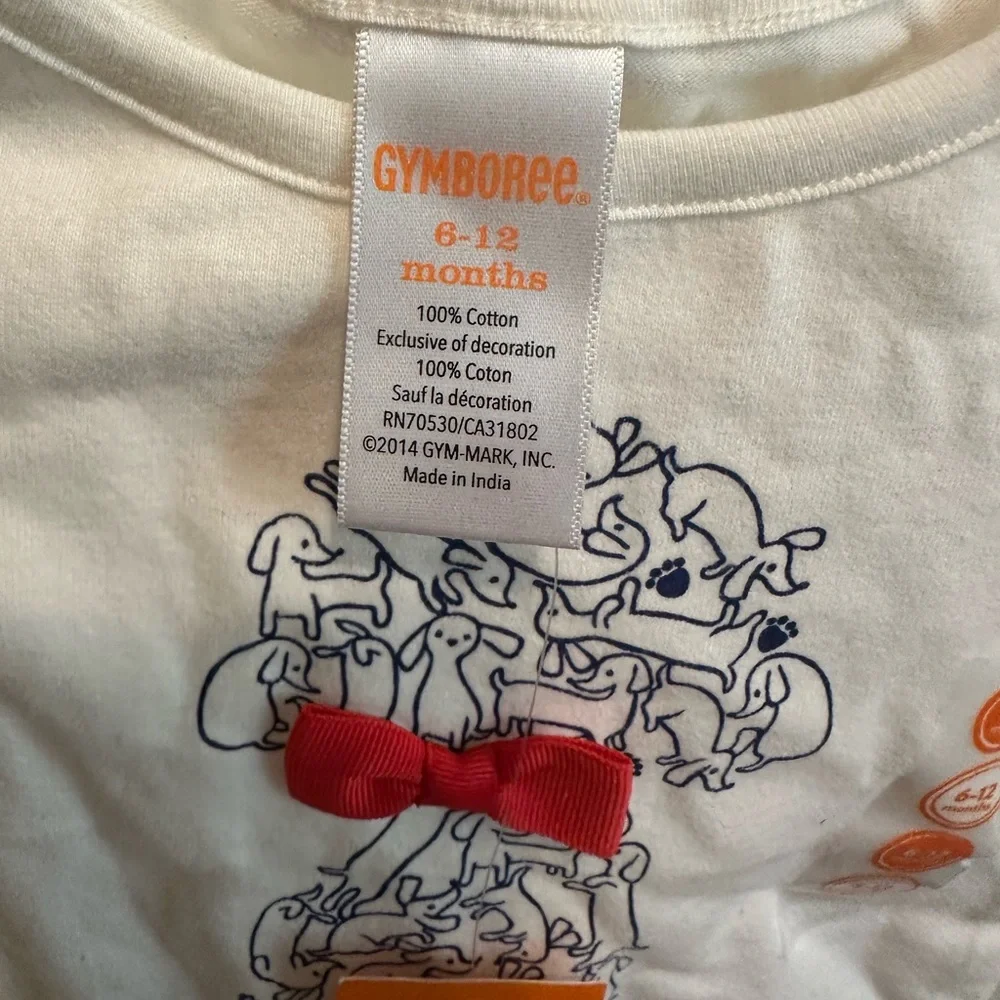 Gymboree - Girls Puppies Bow Graphic Shirt - BNWT!